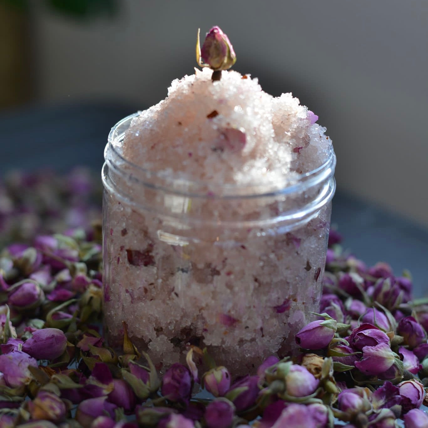 Rose body scrub